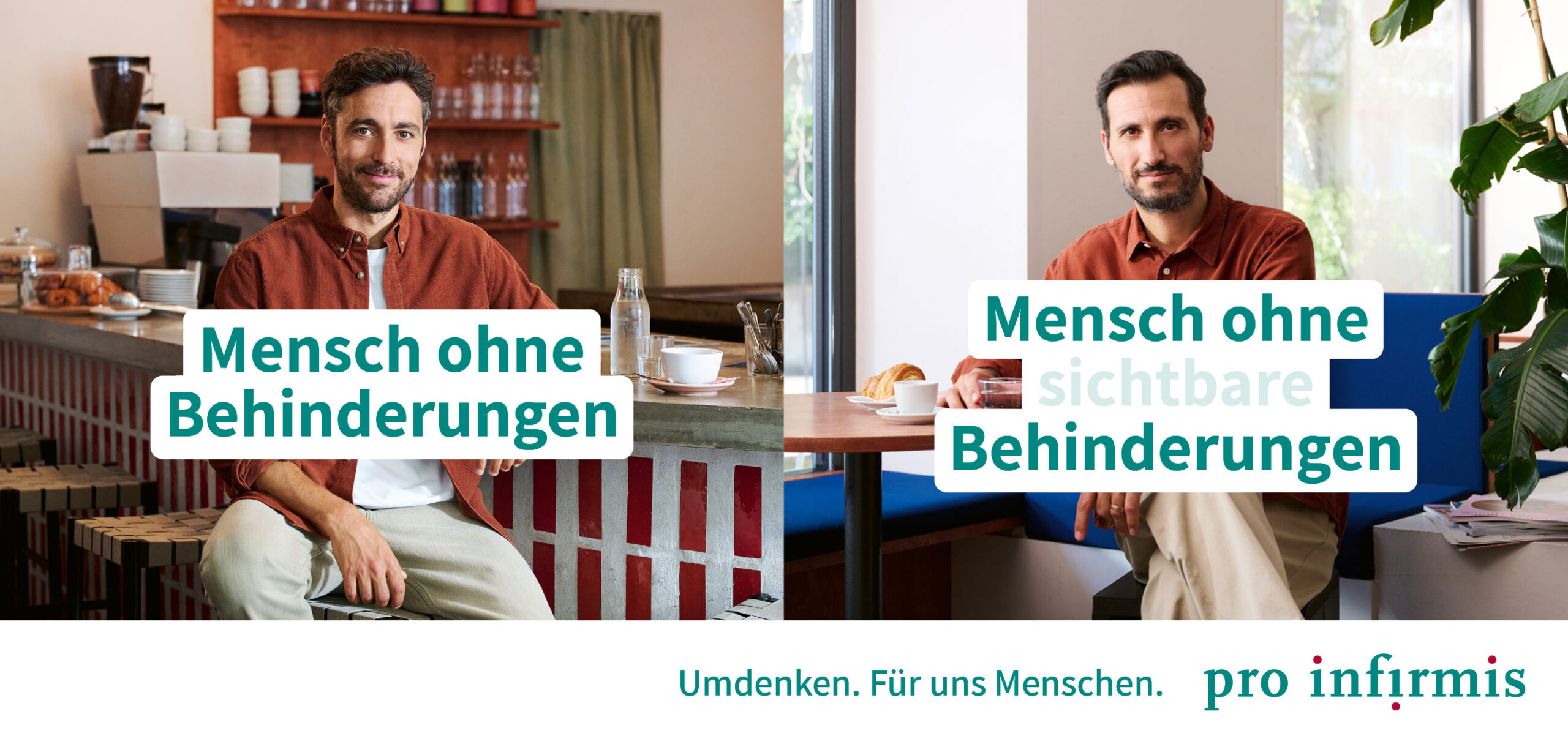 Pro Infirmis Kampagne – Mensch ohne sichtbare Behinderungen
