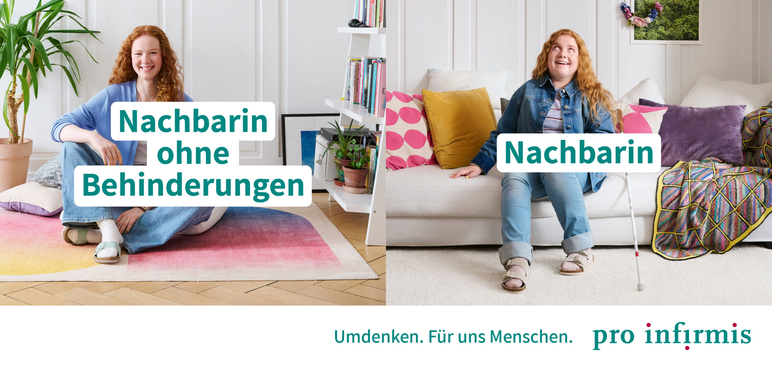 Pro Infirmis Kampagne – Nachbarin